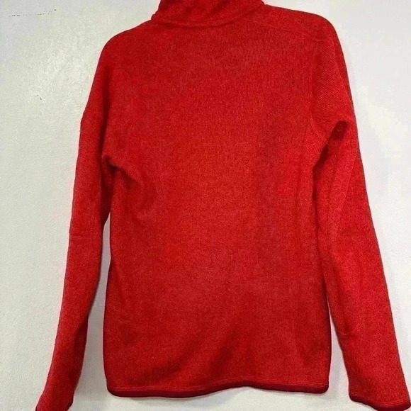 195. Patagonia Better Sweater 1/4 Zip Fleece Jacket Red Size XS - Picture 2 of 7